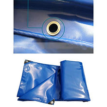 Tarps,Canopy Cloth Waterproof Canvas PVC Rain Cloth Sun Protection Wear-Resistant Tarpaulin Tent Rain Cover Anti-Aging Saline-Resistant Hardy Parasols, Canopies Shade/Blue/3 * 8 M/118 * 315 inch (Blue