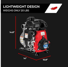 Honda WX15 1.5-Inch General Purpose Gas Powered Water Pump (WX15TA)