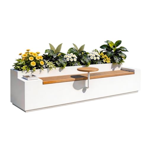 Planter Box Planter Bench Combination Flower Box Planting Trough