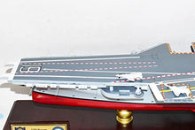 Squadron Nostalgia LLC USS Ranger CV-61 Aircraft Carrier Model 36 Inches Mahogany Multicolor