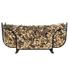 Woodhaven Courtyard Outdoor Firewood Rack With Cover (9 Foot)