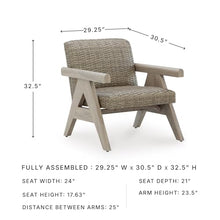 Signature Design by Ashley Haven Retreat Outdoor Rocking Lounge Chair, Rust-Free Aluminum Frame, All-Weather Handwoven Resin Wicker, Patio Rocker with Quick-Dry Cushion, Beige