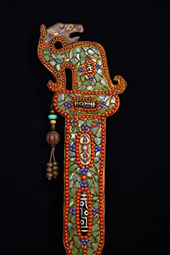 Generic Tibetan Temple Dragon Head Sword Amulet