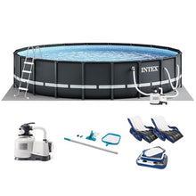 INTEX Ultra XTR 26ft x 52in Above Ground Swimming Pool Set Bundle