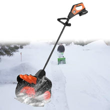 GESAIDES Cordless Snow Shovel, Electric Snow Blower for Driveway, with Adjustable Front Handle, 41cm Width & 15cm Depth & 10m Throwing Distance(2 Battery)
