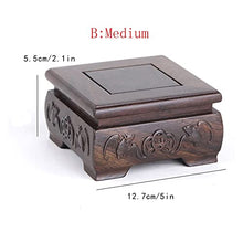 YYBOES Plant Pedestal Stand Wooden Vase Base Square Wooden Vase Display Stand Indoor Flower Pot Stand Flower Pot Container Display Stand Pedestal Stands for Display