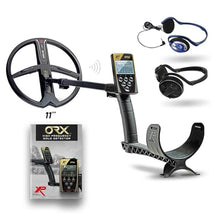 XP Metal Detectors ORX Detector, Dedicated to Treasure and Relic Hunting - FX02 Wired & WSAUDIO Wireless Headphones, 11" X35 Coil, Remote Control & S-Telescopic Lite Stem (ORX-28X35FX02E)