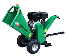 All Power America APWC9310 Woodchipper Mulcher JD Engine 15HP 420cc Shredder 5" Opening with Off-Road Tow Hitch, 5 inch, Green/Black