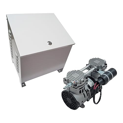 1/2 HP Rocking Piston Pond Aerator Pump with Cabinet, 3.9 CFM Compressor
