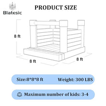 Blatesic Inflatable White Bounce House with Blower