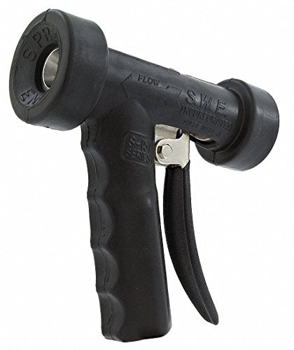 Leonard Valve Hose Nozzle 1/2In Brass Stainless Steel Rubber 6in L
