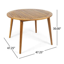 Christopher Knight Home Keth Outdoor 5 Piece Acacia Wood Dining Set Teak Finish