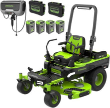 Greenworks 60V 54" MaximusZ Zero Turn Mower, (2)20Ah+(4)8Ah Batts + Fast Chgr