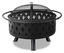 Fire Pits Outdoor Wood Burning Outdoor Fire Large Bonfire Wood Burning Patio Coal Grill Firepit for Outside Grill Charcoal Smokeless Grill with Cover BBQ Cooking for Outside Camping Backyar