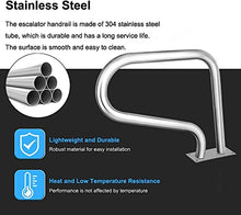 Pool Handrail Handle Grab Rails Swimming 32"x22.5" Pool Stair Rail, Stainless Steel Pool Railing for Inground Swimming Pool Entrance with Blue Grip Cover