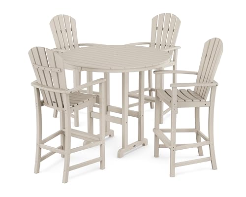 POLYWOOD® Palm Coast Bar Set, Sand