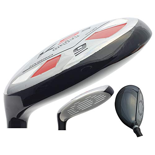 Majek Left Handed Golf Senior Men's All Hybrid Complete Set Black