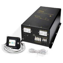 BAISULI Split Phase Pure Sine Wave Inverter 10000W Split-Phase Pure Sine Wave Solar Inverter Power Supply Battery 24V/36V/48V/96V DC to 110/220V,120/240V AC Converter Wired(36V,120V 240V_Europe)