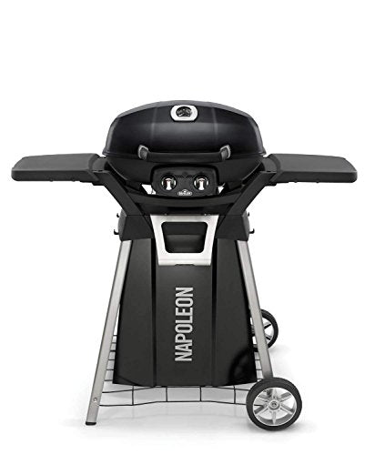 Napoleon TravelQ PRO285 Portable Tabletop Grill on Cart (PRO285N-BK-PRO285-STAND), Natural Gas