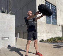 HYPERWEAR Adjustable Sandbag Workout Bag with Filled Sandbells LG 160lb Assortment - Red