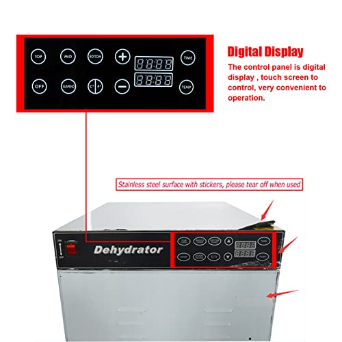 LGXEnzhuo Stainless Steel 30-Layer Food Dehydrator 2400W