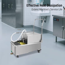 Oil Filter Cart 55L 14.5Gal Stainless Steel 20 Micron for Fryer