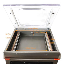 WYDDDARY Heavy Duty Commercial Vacuum Sealer 750W 15.7" Sealing Length