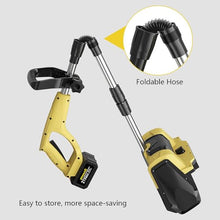 Powerfull Snow Blower, Efficient Snow Thrower with Directional Plate, Retractable Pole, Cordless Electric Snow Blower for Patio, Deck, Driveway(Two Battery)