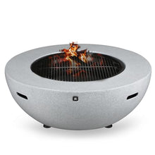 Art3d 42.5" Round Fire Pit, Modern Outdoor Fire Pits for Outside Patio, Bonfires, Heating & BBQ