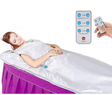 TZLGMDER Sauna Blanket Shaping SPA Home Detoxification Therapy Steaming Set Sauna Heating Blanket Shaping Body Weight Loss Fitness Machine