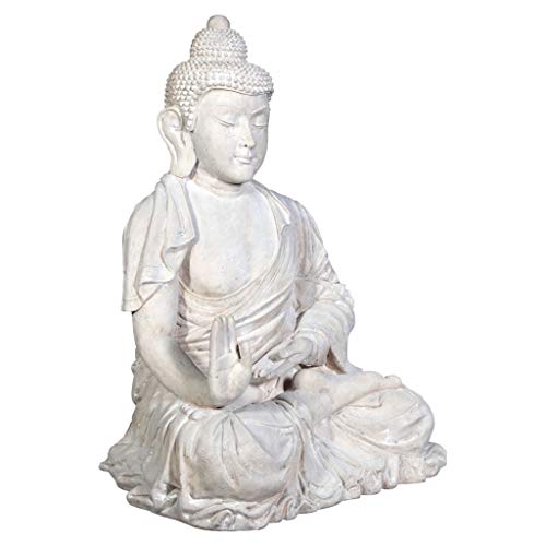 Design Toscano Meditative Asian Decor Grand Temple Statue 48" Traditional Buddha