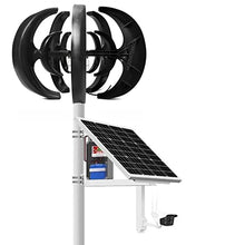 HUIZHITENGDA 12000W Wind Turbine Vertical Axis Permanent Maglev Generator, Electric Power Generator 12V-220V with Mppt Charge Controller,220v