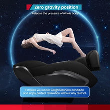 PayLessHere Massage Chair Zero Gravity Chair Recliner Massage Chair with Heating Back, Bluetooth,Foot Roller and Air Massage System for Home Office Spa, Black