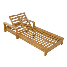 Outdoor Chaise Lounge Patio Recliner with Armrests and Cushion, Set of 2
