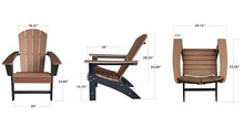 DuraWeather Poly Classic Adirondack Chairs - Set of 4