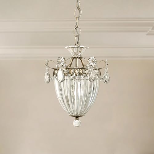 Schonbek Bagatelle 1-Light Pendant Silver with Clear Swarovski Crystals