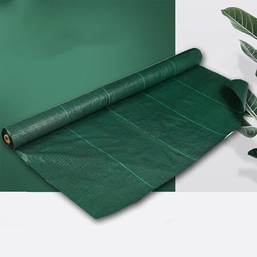 DUAYENDUS Folded Ground Cover Membrane,Weed Membrane, Weed Barrier Fabric Garden Weed Control Ground Cover Landscape Fabric Geotextile for Gardening, Farming, Agriculture(1.52x152m/5x500ft)
