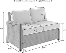 Crosley Furniture Bradenton Left Sectional Loveseat