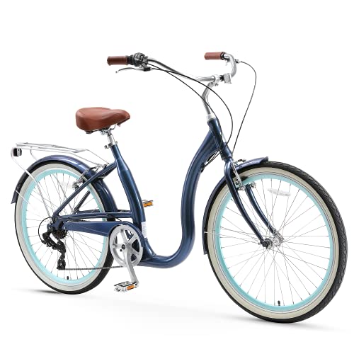sixthreezero Easy Boarding Women's 7-Speed Bicycle Navy