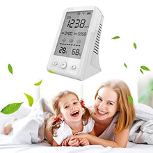 MVUYO CO2 Meter Digital Temperature Humidity Sensor Tester Air Quality Monitor Carbon Dioxide Detector Home Office