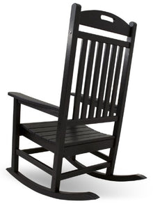 TREX Yacht Club 3-Piece Rocker Chair Set Charcoal Black