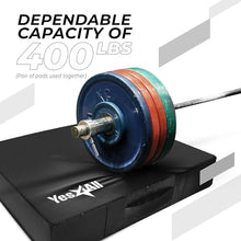 Yes4All Combo Barbell - Deadlift Jack - Silence Drop Pad - Weight Plate Blue