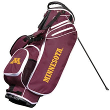 Team Golf NCAA Minnesota Birdie Stand Golf Bag Lightweight 14-Way Club Divider Spring Action Stand Insulated Cooler Pocket Velcro Glove and Umbrella Holder Padded Handles Multi Team Color