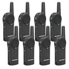Motorola Solutions DLR1020 Two-Way Digital Business Radio 8-Pack Black