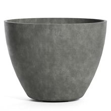COSAPOTS Lupo Tapered Indoor/Outdoor Planter, 20x15in Grey Stone