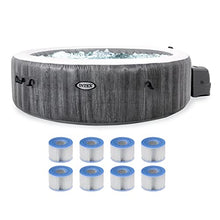 Intex PureSpa Plus Inflatable Bubble Jet Hot Tub Gray