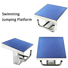 ZCBYBT Heavy Duty Stainless Pool Diving Boards Swimming Pool Competition Non-Slip Diving Platform Load 440lbs,for Indoor & Outdoor