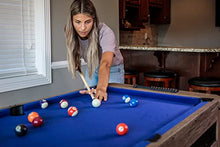 Triumph 56” 4-in-1 Swivel Multi-Game Table - Air Hockey, Billiards, Foosball, Ping Pong - Rustic Wood Grain Finish Brown