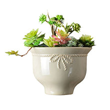 Hanging Planter Hanging Planter Ceramic Wall Mounted Succluent Planters Vintage Flower Pots for The Retro Plants, Plants Not Included Suitable for Indoor and Outdoor Plants ( Color : Brass ) (Brass )