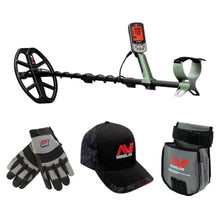 MINELAB X-Terra PRO Waterproof Treasure Metal Detector for Adults with Finds Pouch, Gloves and Camo Hat